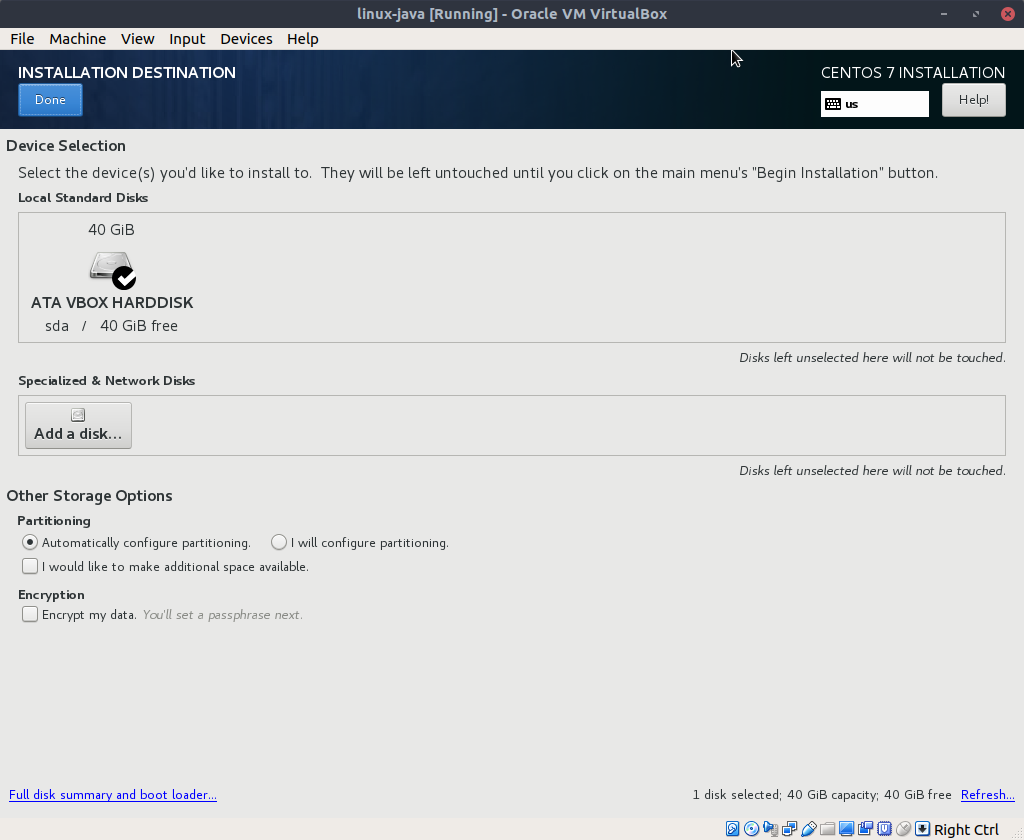 Hard disk partitioning